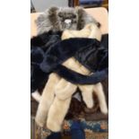 A Zahara, size L, fur jacket and other furs.