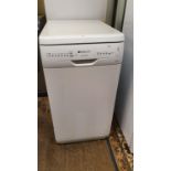 A Hotpoint aquarius SDW60 slimline dishwasher, 440mm PLEASE NOTE: Failed PAT test, selling for spar