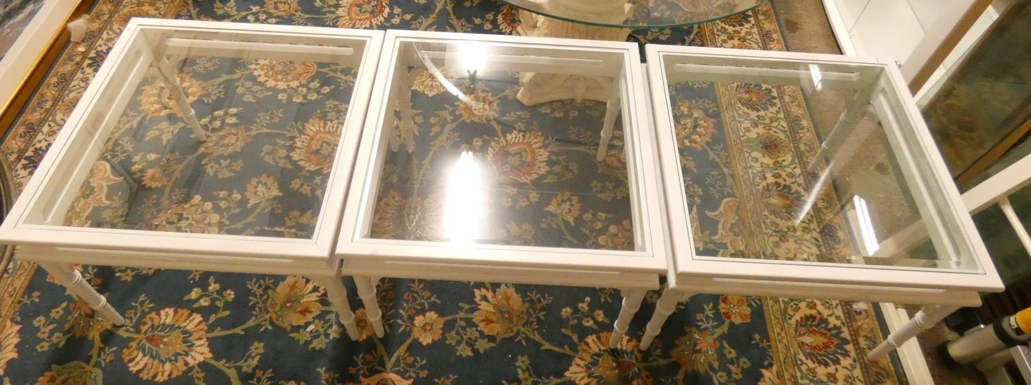 A G Plan glass topped mahogany coffee table and 6 other coffee tables (7). - Image 2 of 2