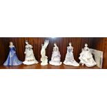 A Royal Doulton figurine 'Amy' Hn 4760, together with Royal Worcester A Royal Anniversary, The