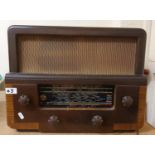 A Murphy type A684 valve radio, c.1960 and a Pilot Blue Peter valve Radio, c. 1950 (2).