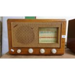 A Beethoven Electric valve radio, c. 1947 and a PYE model 1107 valve radio, c. 1960 (2).