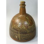 Oldrich Asenbryl (b.1943), a stoneware decanter and stopper, Asenbryl Pottery, Tisbury Wilts,