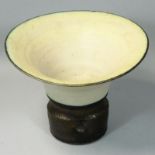 NB (unknown), a stoneware bowl with flared rim, diameter 16.5cm.