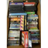 Approximately fifty ZX Spectrum cassette tape games in large cases, all fast forward and tones