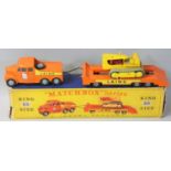 Matchbox - a boxed No. K-8 King Size Tractor and Transporter, comprising Laing No. 8 Trailer, No.
