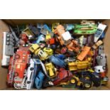 Various Makers - a collection of unboxed die-cast models, to include Dinky, Corgi, Matchbox and