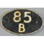 A cast iron shed plate- 85B Gloucester