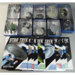 A collection of Star Trek boxed models, to include Romulan Warbird, Enterprise NX-01, Klingon Bird-