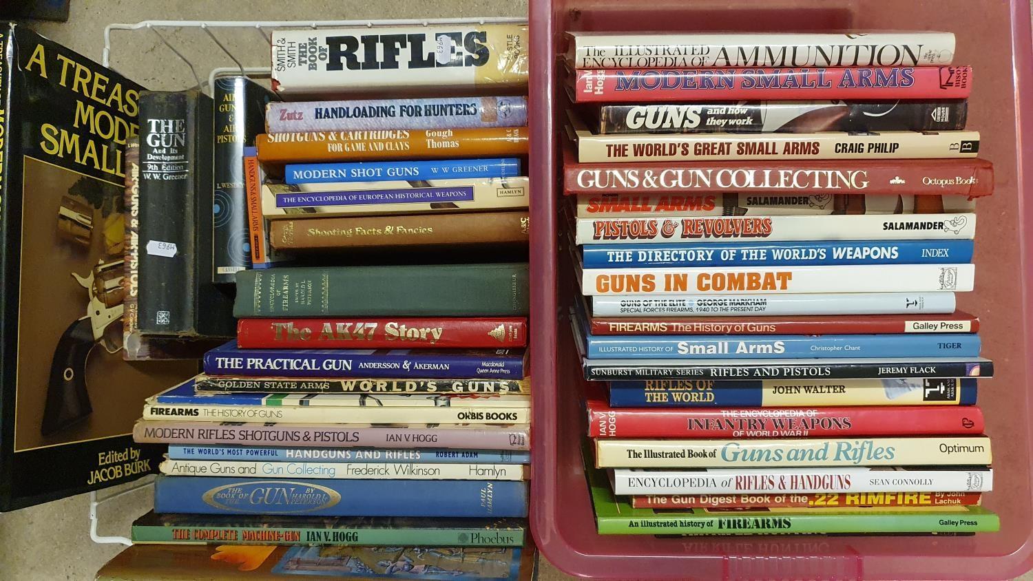 A collection of gun related books (2).