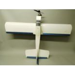A scratch built radio controlled model aircraft, with Master Air Screw 6.5CCM petrol motor,