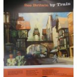 A 1950's B.T.C publicity poster 'See Britain by Train-Chester', 75 x 51 cm.