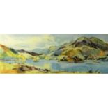 A framed carriage print depicting 'Loch Katrine and Ben Venue', signed bottom left corner 'Jack