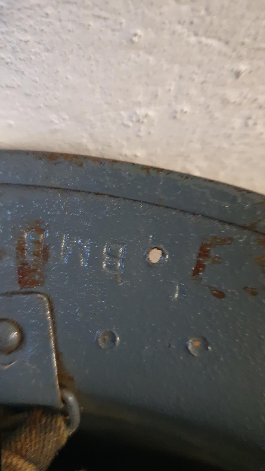 A Belgium WWII metal helmet, stamped BMB and another WWII helmet dated 1941 (2). - Image 3 of 4