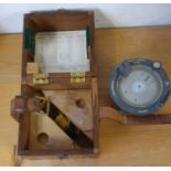 A WAR Department Prismatic Compass, Pattern 2, No 134/KH1/R/9/59, 6C/2027, case.