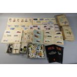 An extensive collection of cigarette and tea cards, part and full sets boxed and in booklets,