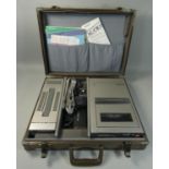 A Sony Betamovie BMC-100P housed in original purpose-built suitcase, appears complete with operating