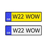 Cherished registration number W22 WOW, on retention, buyer to pay the transfer fees.