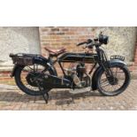 1926 Sunbeam Model 4, 599cc. Registration number WU 6573 (non transferrable). Frame number 17824.