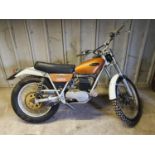 1975 Ossa Explorer, 250 cc. Registration number JGM 196N. Frame number B333295. Engine number