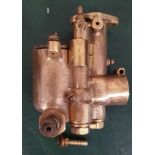 A Zenith brass carburetter, model 22FZ 042022