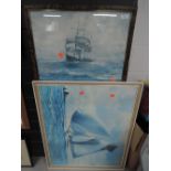 Two maritime prints