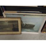 Four maritime prints