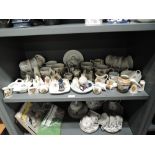 A part tea service , coronation ware and crested ware etc