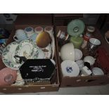 A selection of kitchen ware etc including storage jars