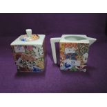 A cream jug and sugar pot by Montserrat