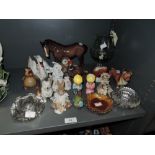 A selection of figurines etc