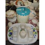 A selection of kitchen ceramics etc