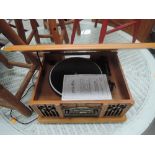 A reproduction gramophone player, with CD function