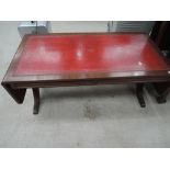 A reproduction regency coffee table