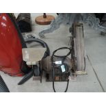 A bench grinder/belt sander