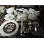 A selection of cutlery and flatwares