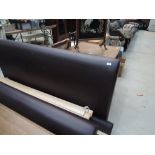 A modern leatherette bed