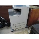 An HP commercial photocopier/printer