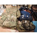 A selection of as new camouflage clothing and equipment