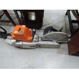 A Stihl saw and blades