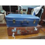 Two vintage travel cases