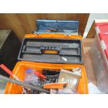 A selection of wood working and garage tools