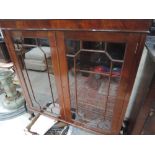 An early 20th Century mahogany bookcase/display