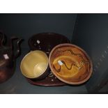 A selection of earthen ware ceramics and similar