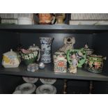 A selection of ceramics including Masons