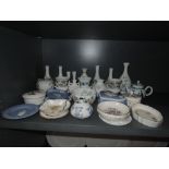 A selection of ceramics including Wedgwood and similar
