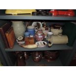 A selection of ceramics including ginger jar