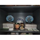 A selection of ceramics including Royal Doulton and display plates