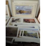 A large selection of local interest prints including Judy Boyes and David Connor