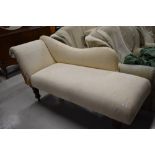 A part refurbished chaise longue